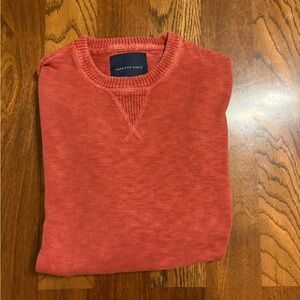 American Eagle Outfitters Men's Red Crewneck Sweater